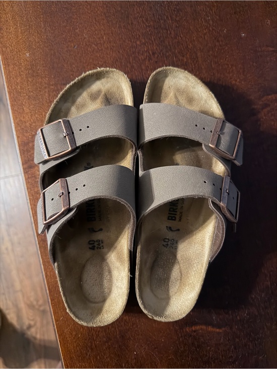 Birkenstock Shoes - Birkenstock Arizona Two-strap Sandals in Dark Brown